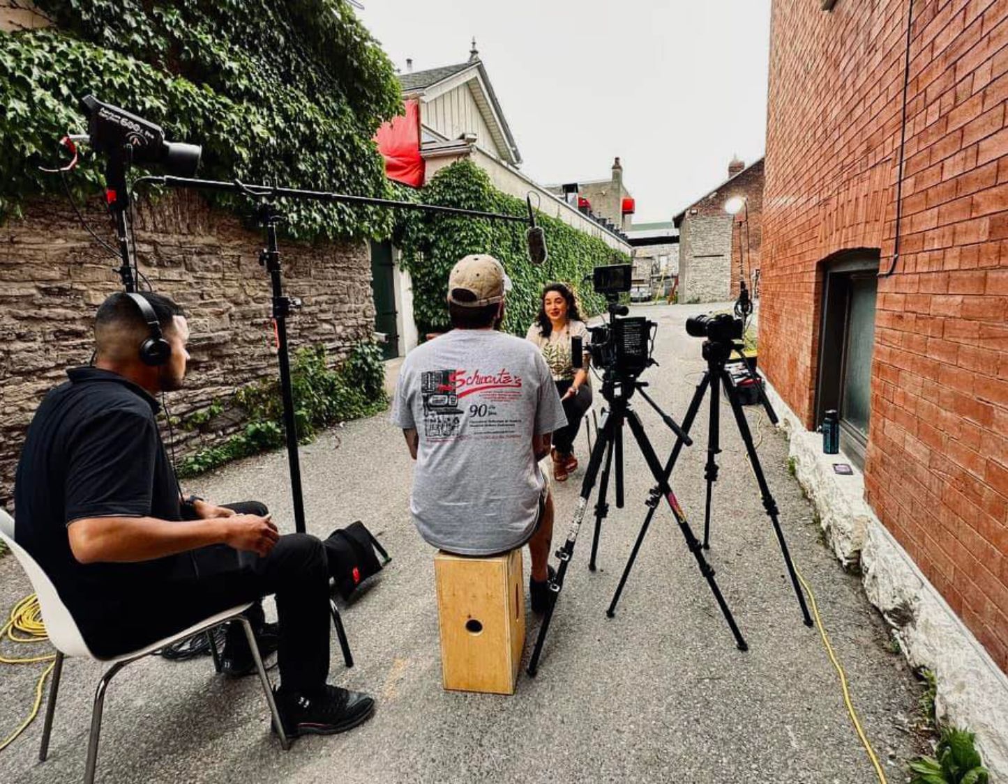 Filming in Quinte