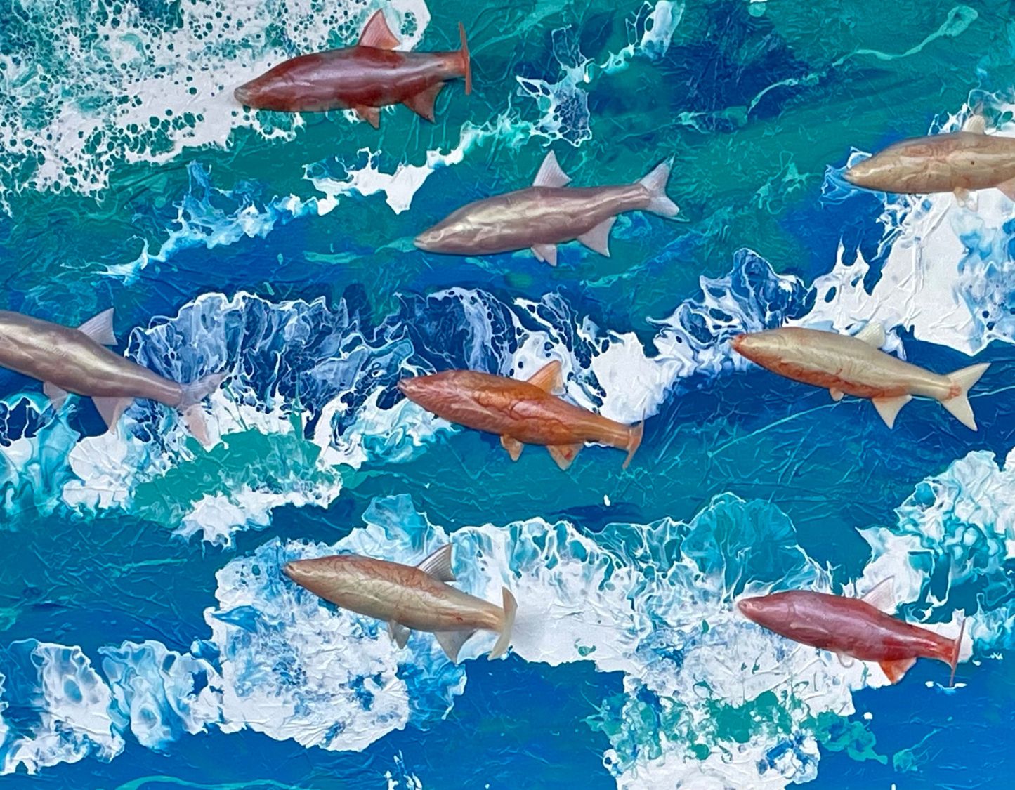 Tactile art show: yes, you can touch these paintings