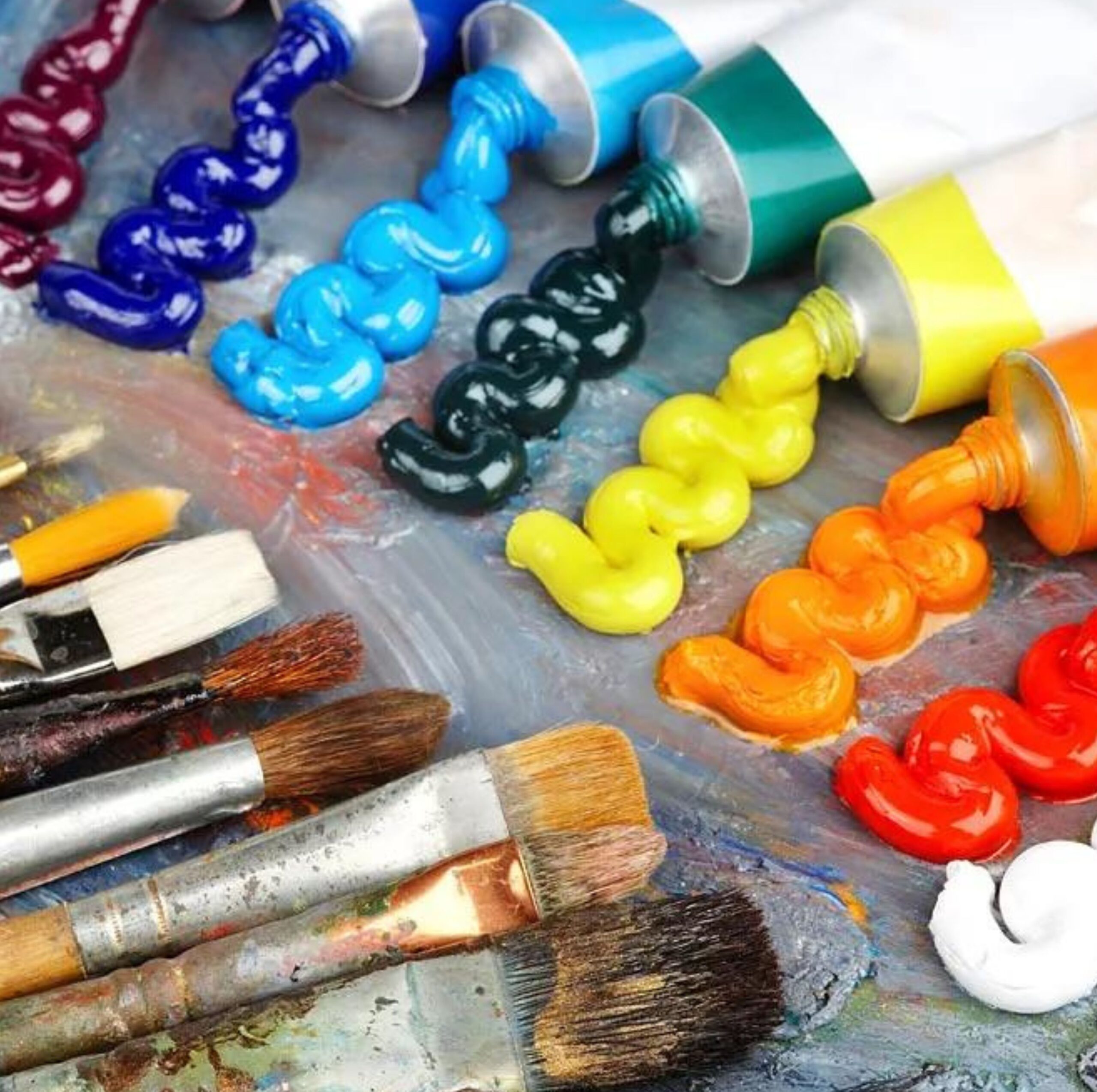 Second annual art supply swap at the QAC