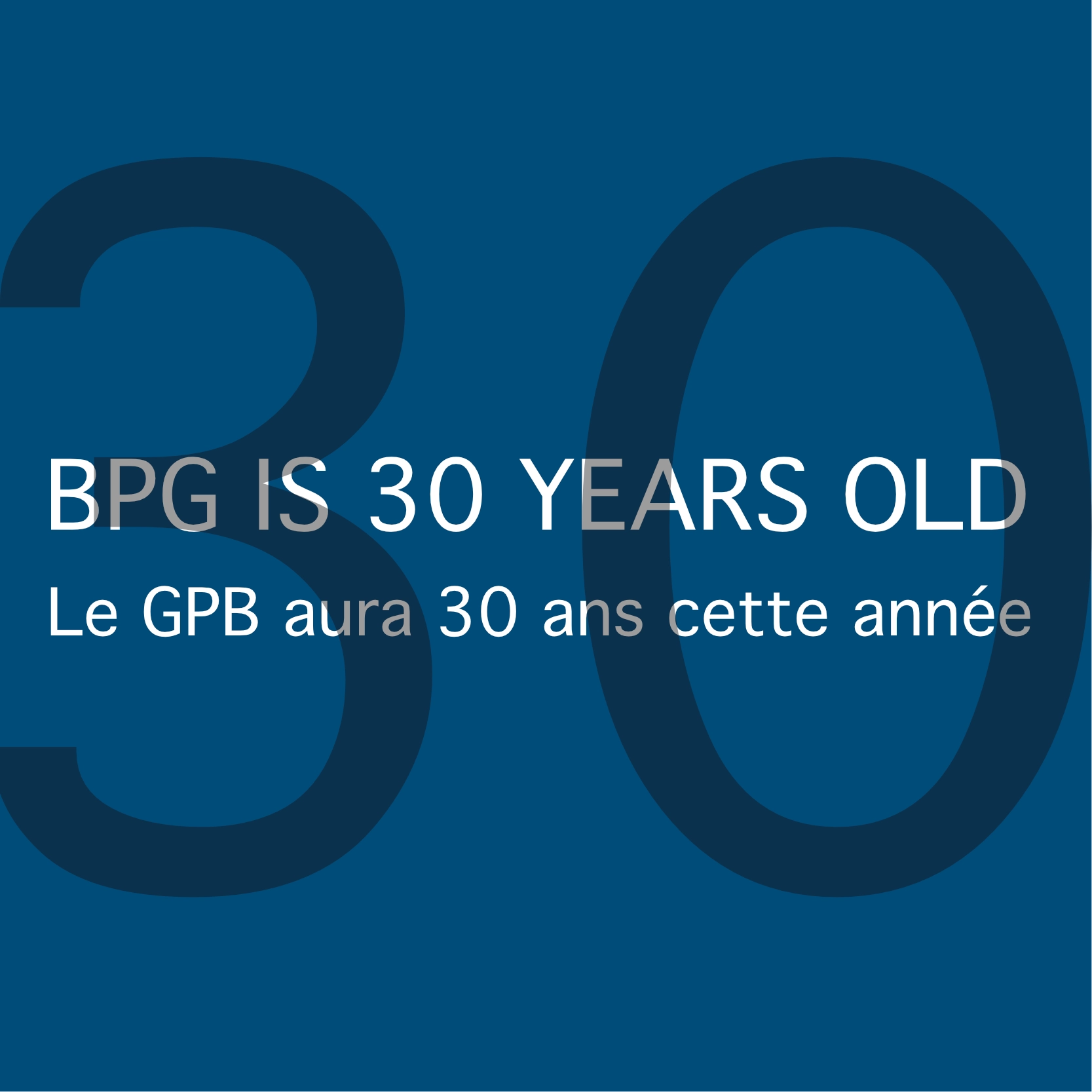 BPG 30 years old