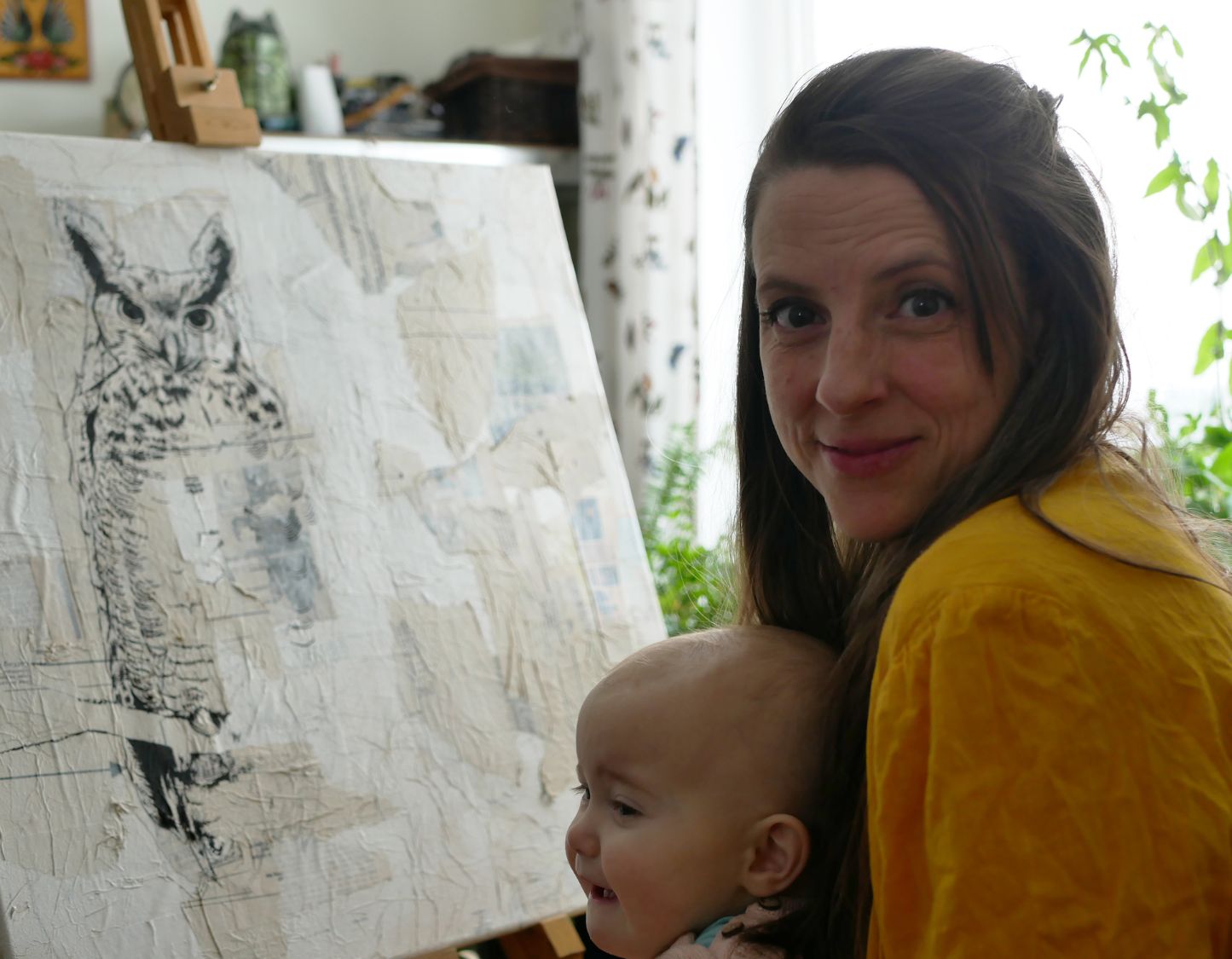 Visual artist inspired by children, nature, and Kanien‛kehaka ancestry